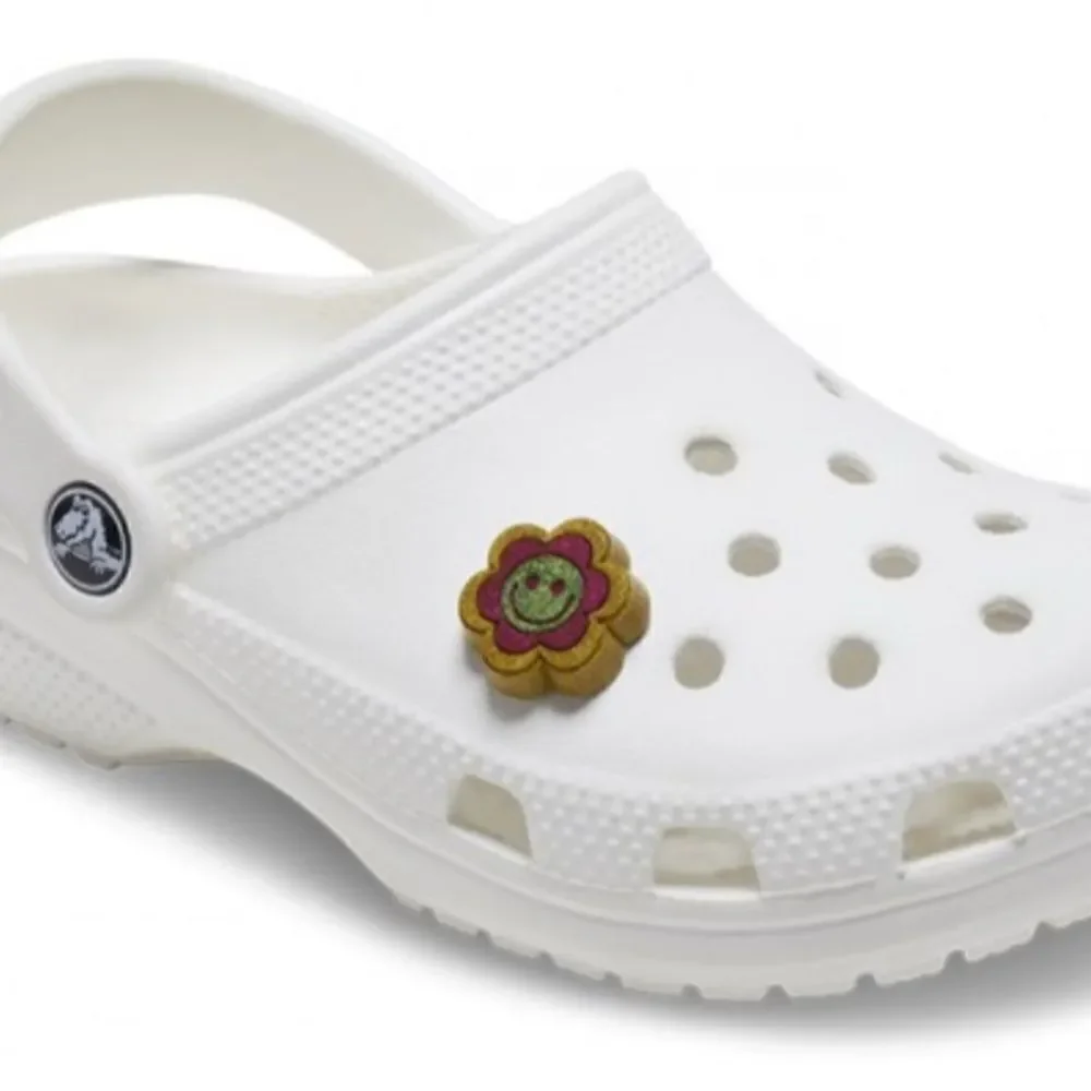 NWT Crocs Happy Daisy Glitter Jibbitz - Set of 2